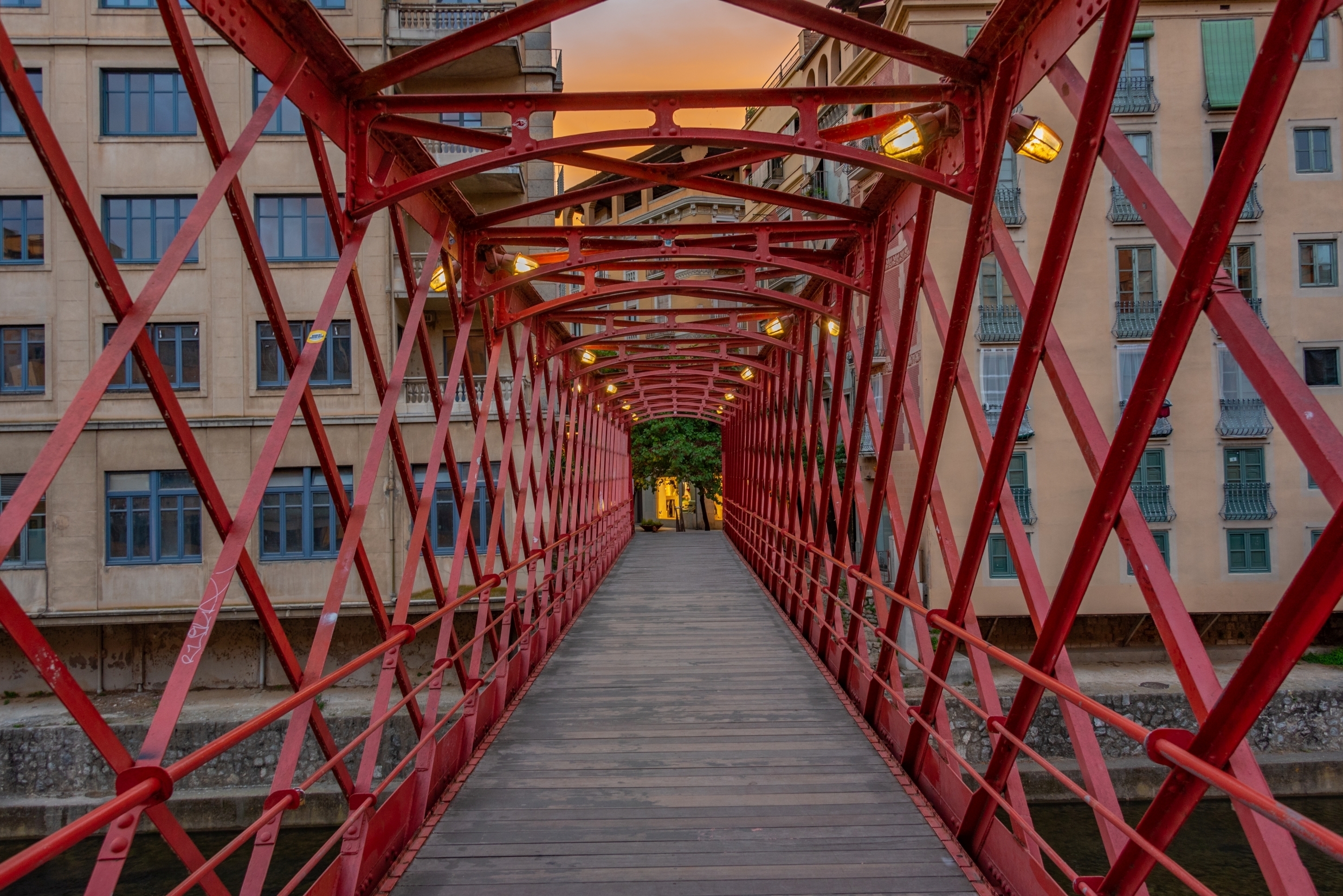 Pont,De,Les,Peixateries,Velles,In,Spanish,Town,Girona.